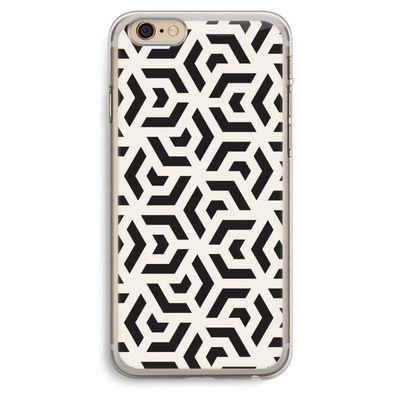 Crazy pattern: iPhone 6 Plus / 6S Plus Transparant Hoesje