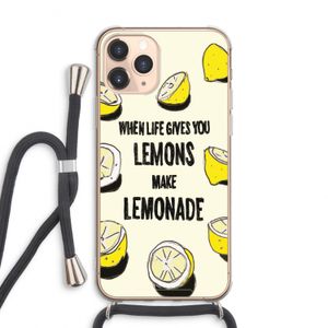 Lemonade: iPhone 11 Pro Max Transparant Hoesje met koord
