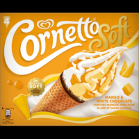 Cornetto Mango White Chocolate 4x140ML bij Jumbo