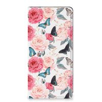 OPPO Reno8 T 4G Smart Cover Butterfly Roses - thumbnail