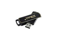 Integral 128GB Secure 360 Encrypted USB 3.0 USB flash drive USB Type-A 3.2 Gen 1 (3.1 Gen 1) Zwart, Goud - thumbnail