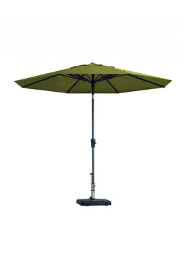 Madison Parasol Paros II luxe 300cm auto tilt Sage Groen