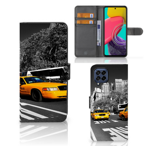 Samsung Galaxy M53 Flip Cover New York Taxi