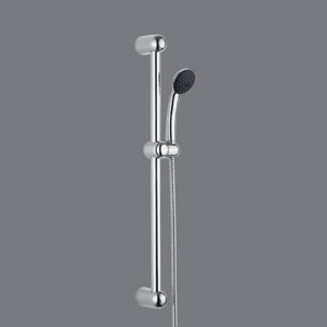 Glijstangset Go By Van Marcke Isifix 66 cm Met Handdouche En Doucheslang Chroom Go by Van Marcke