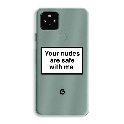Safe with me: Google Pixel 5a 5G Transparant Hoesje