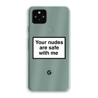 Safe with me: Google Pixel 5a 5G Transparant Hoesje