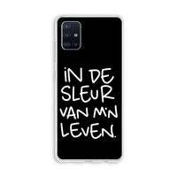 De Sleur: Galaxy A51 4G Transparant Hoesje
