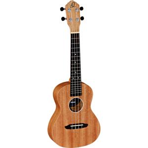 Ortega RFU11S concert ukelele naturel met tas