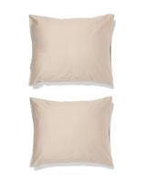 HEMA Kussenslopen 60x70cm satijn zand (zand)