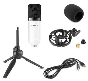 Vonyx CM300W studio USB condensatormicrofoon wit