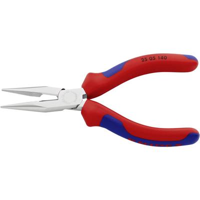 Knipex 25 05 140 Platte rondbektang Elektronica en fijnmechanica Recht Vanadium elektrostaal 140 mm