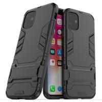 Schokbestendige PC + TPU case met houder voor 11 (zwart)