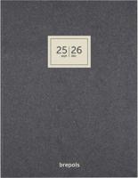 Brepols schoolagenda A4 Polyprop, zwart, 2025-2026
