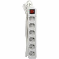 Stopcontactenstrip 6 Tomas met Interruptor GAO (1,4 m)