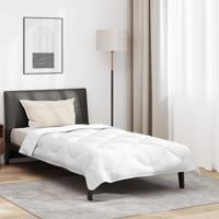 Dekbed met Kussen met kussen 2 pcs Wit Microvezel