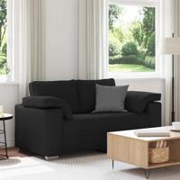 Zwarte Loveseat - 120 cm Stof