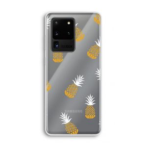 Ananasjes: Samsung Galaxy S20 Ultra Transparant Hoesje
