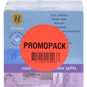 Henzo Photo splits 3pack 24x1000 etiket 1000 stuk(s)