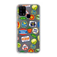 Fruitsticker: Samsung Galaxy M31 Transparant Hoesje