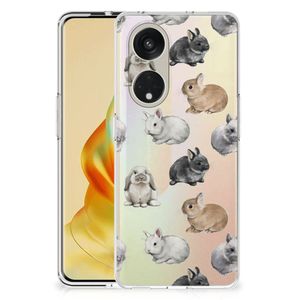 TPU Hoesje voor OPPO Reno8 T 5G Konijntjes