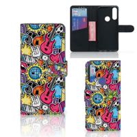 Alcatel 1S 2020 | Wallet Case | met Pasjes | Punk Rock