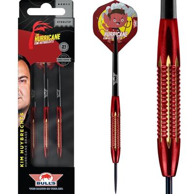 Bulls Hurricane Shell Coated Brass Kim Huybrechts 21 gram - Dartpijlen