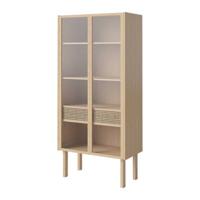 Bolia Cana Vitrinekast - Hoog - Witgepigmenteerd Geolied Eiken Bolia Cana Vitrinekast - Hoog - Witgepigmenteerd Geolied Eiken