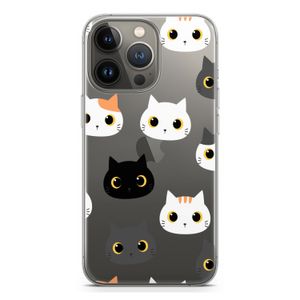 Katten: iPhone 13 Pro Transparant Hoesje