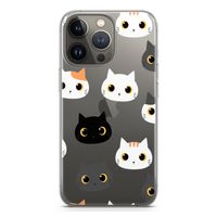 Katten: iPhone 13 Pro Transparant Hoesje