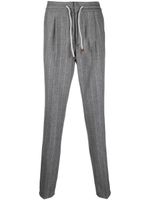 Brunello Cucinelli pantalon droit à rayures - Gris - thumbnail