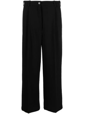 The Row pantalon ample Baguette à plis - Noir