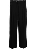 The Row pantalon ample Baguette à plis - Noir