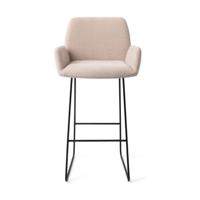 Jesper Home Misaki barkruk H75 Sand Strand slide black