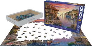 Eurographics puzzel Mediterranean Harbor - Dominic Davison - 1000 stukjes