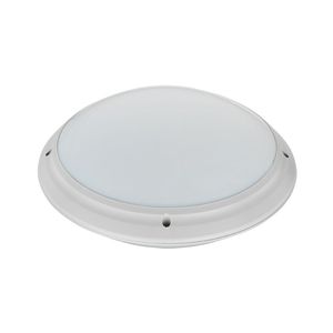 LED Plafondlamp - Badkamerlamp - Aquin - Waterdicht IP65 - E27 Fitting - Opbouw - Rond - Zilver
