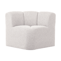 Woood Mojo bank hoekelement bouclé Ecru Melange