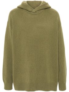 Acne Studios hoodie en maille fine brossée - Vert