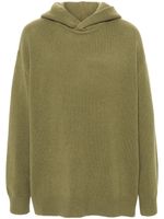 Acne Studios hoodie en maille fine brossée - Vert - thumbnail