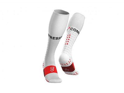 Compressport Full socks Run compressiesokken wit