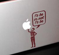 Sticker voor laptop shakespear