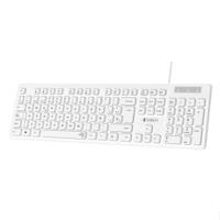 Toetsenbord Subblim SUBKBC-0SSK51 Wit Qwerty Spaans