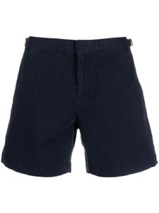 Orlebar Brown short en coton à boucles - Bleu