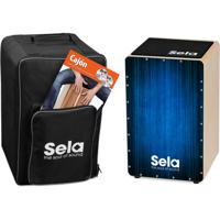 Sela SE 136 FR Varios Blue Cajon Set + sac à dos, pad et plus