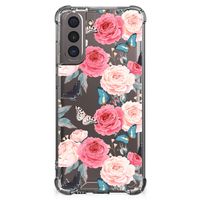 Samsung Galaxy S21 Case Butterfly Roses