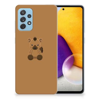 Samsung Galaxy A72 Telefoonhoesje met Naam Baby Hyena Samsung Galaxy A72 Telefoonhoesje met Naam Baby Hyena