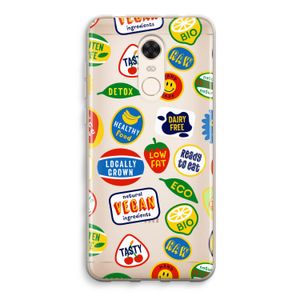 Fruitsticker: Xiaomi Redmi 5 Transparant Hoesje