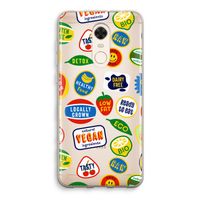 Fruitsticker: Xiaomi Redmi 5 Transparant Hoesje