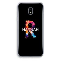 Abstract Spectrum: Samsung Galaxy J3 (2017) Transparant Hoesje