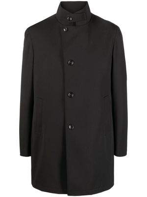 Tagliatore parka Gordon à fermeture asymétrique - Noir