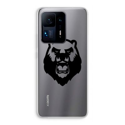 Angry Bear (black): Xiaomi Mi Mix 4 Transparant Hoesje